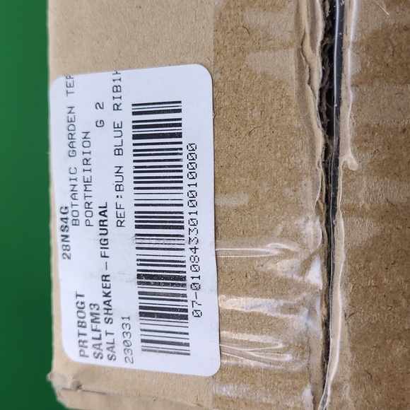 Portmeirion Botanic Garden Terrace ceramic Easter rabbit salt & pepper shakers - Picture 8 of 9